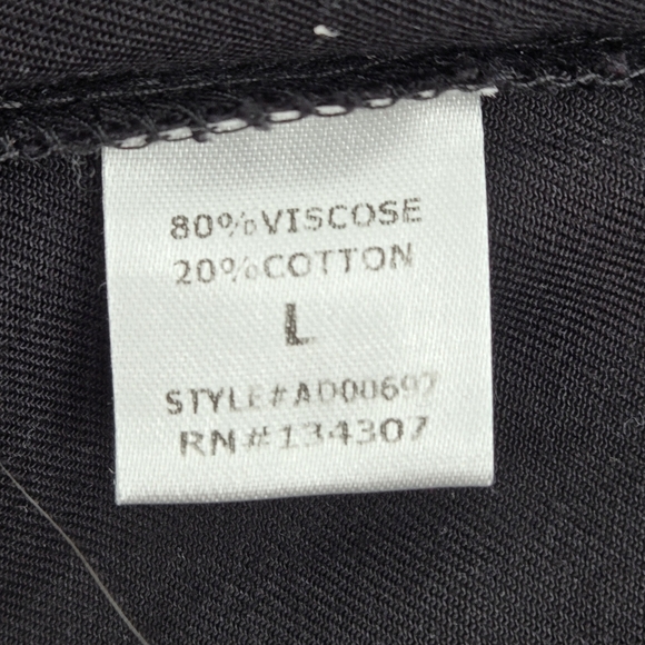 Little Black Fringe LUMIERE Dress SIZE:Large - Picture 6 of 8